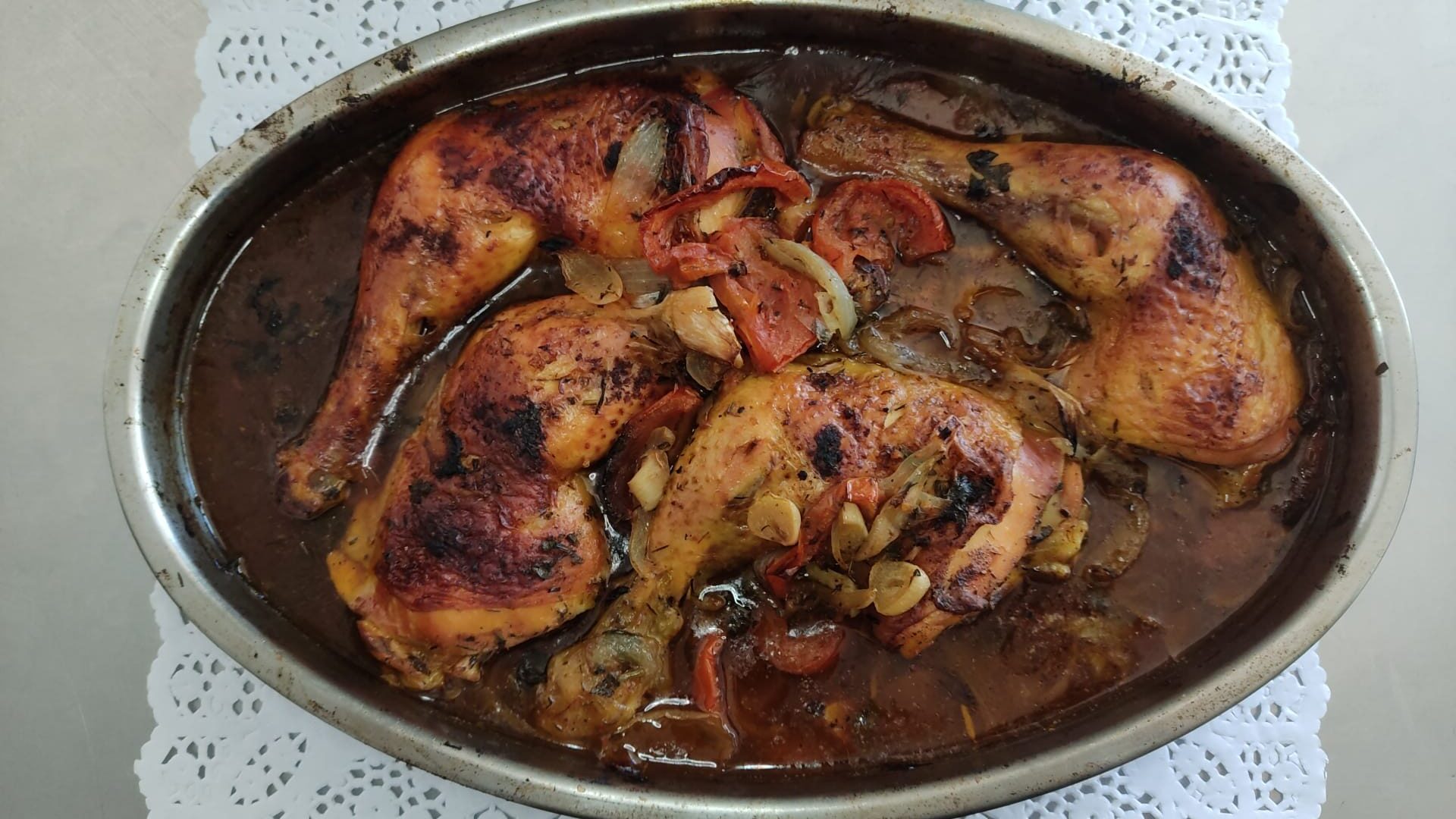 Muslo de pollo campero al horno