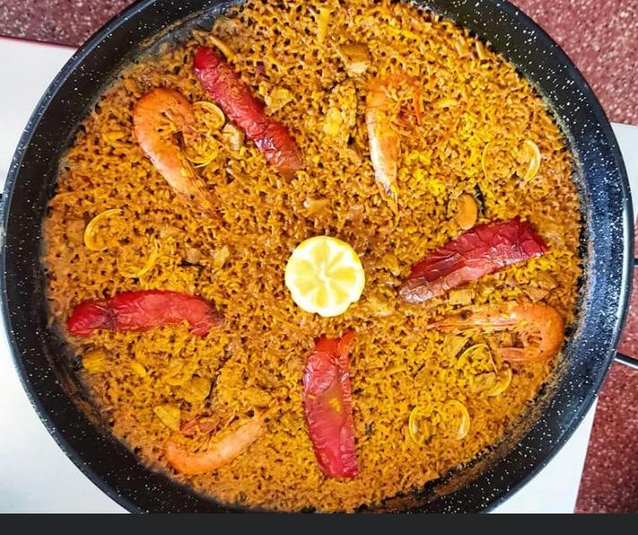 Paella de marisco
