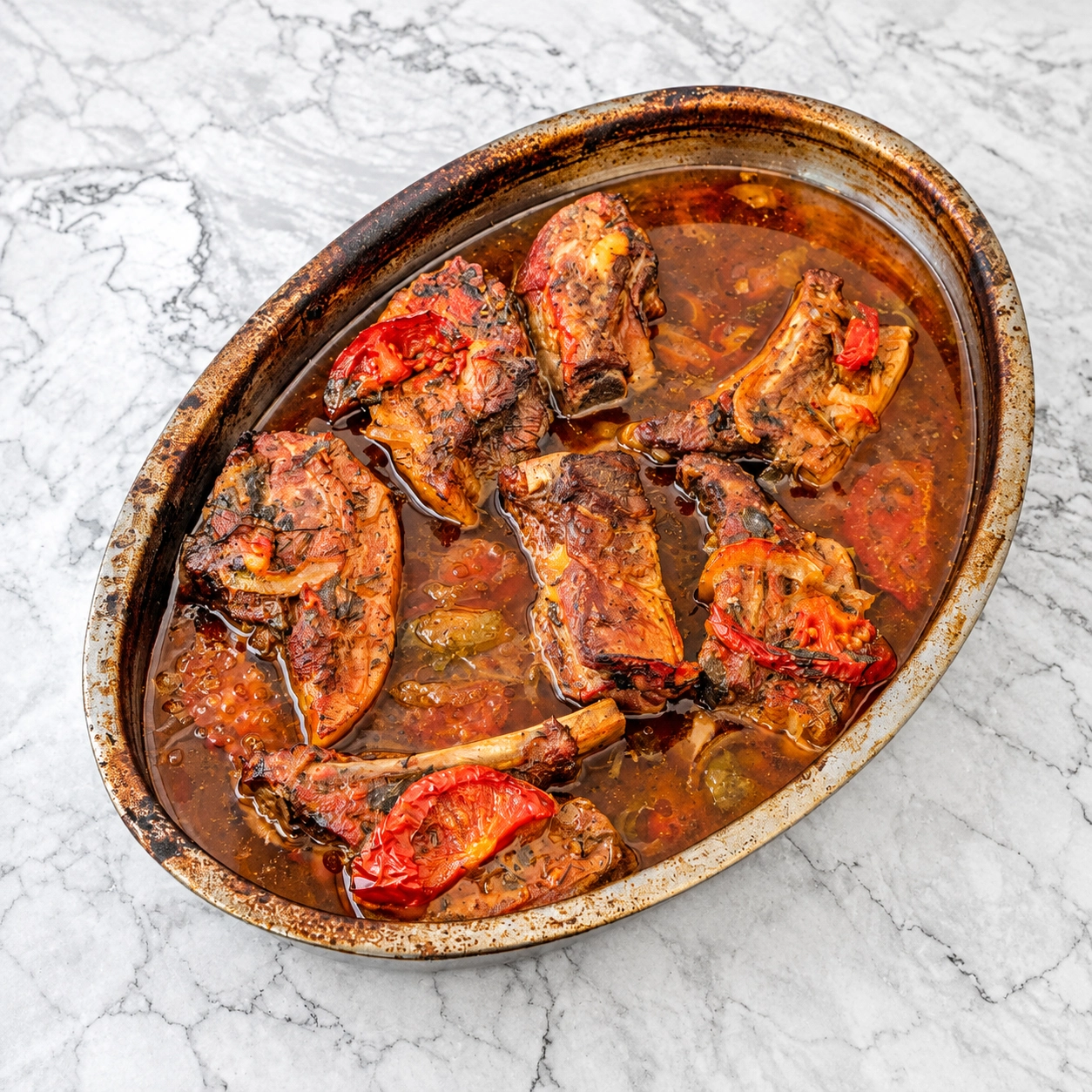 Costilla al horno